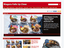 Tablet Screenshot of niagarafallsupclose.com